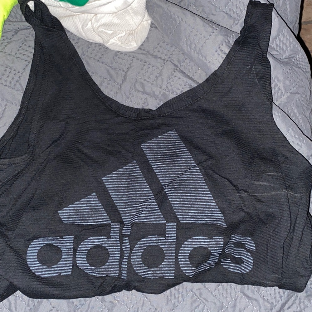 Black adidas tank top!